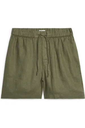 ARKET Leinen-Shorts - Grün