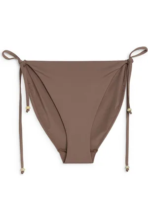 ARKET Bikinihose Mit Bindebändern - Braun