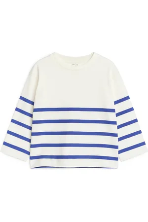 ARKET Langarmshirt - Blau|Weiß|Mehrfarbig