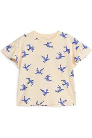 ARKET T-Shirt Mit Rüschen - Gelb