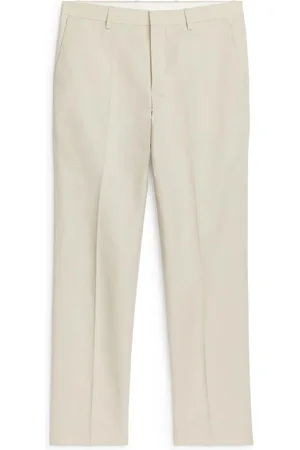 ARKET Schmale Hose Aus Leinen Und Baumwolle - Beige