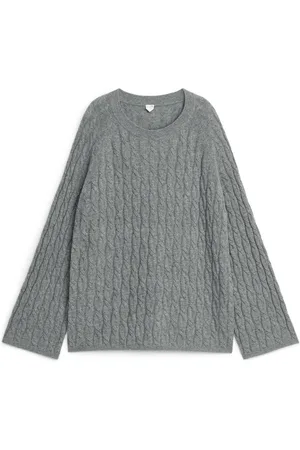 ARKET Zopfstrickpullover Aus Kaschmir Und Wolle