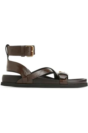ARKET Riemensandalen Aus Leder - Braun