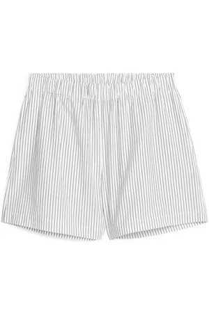 ARKET Pull-On-Shorts Aus Baumwolle - Blau|Mehrfarbig|Weiß