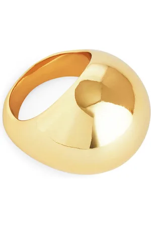 ARKET Vergoldeter Ring Mit Großer Kugel - Goldfarben