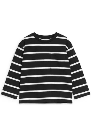 ARKET Langarmshirt - Schwarz|Mehrfarbig|Weiß