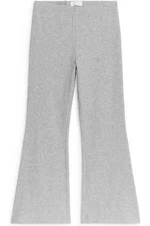ARKET Ausgestellte Gerippte Leggings - Grau