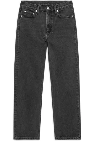 ARKET Jade Cropped Slim Jeans - Schwarz
