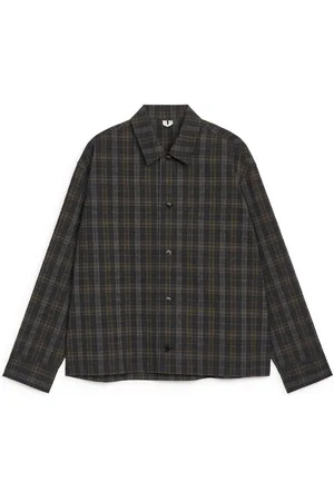 ARKET Overshirt Aus Wollmischung - Grau|Mehrfarbig