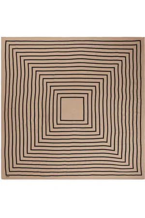 ARKET Bedrucktes Tuch - Beige|Schwarz|Mehrfarbig