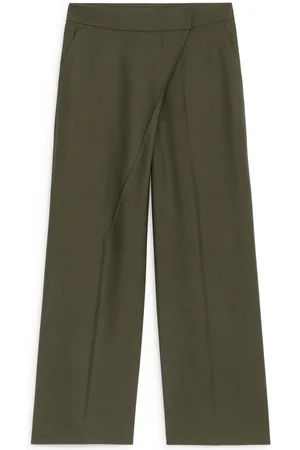 ARKET Lockere Hose Mit Wickeldetail - Grün