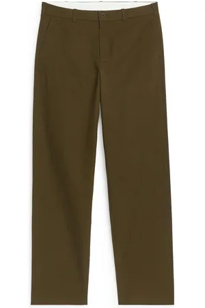 ARKET Gerade Hose Aus Baumwollmischung - Grün