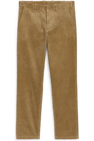 ARKET Gerade Geschnittene Chinohose Aus Cord - Beige