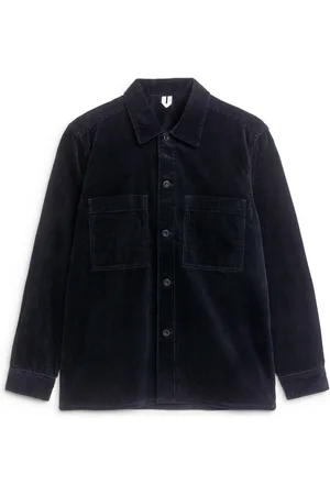 ARKET Overshirt Aus Cord - Blau