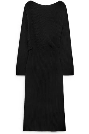 ARKET Wollkleid Mit Drapierung