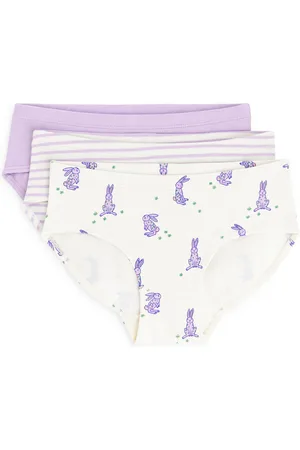 ARKET Slips Aus Baumwoll-Jersey - Mehrfarbig|Lila|Weiß