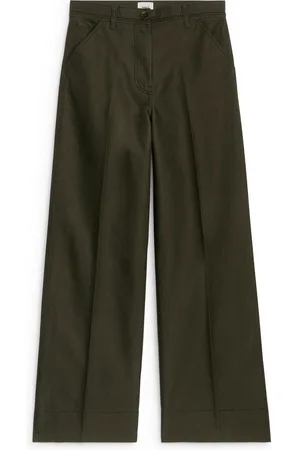 ARKET Chinohose Aus Baumwolle - Grün