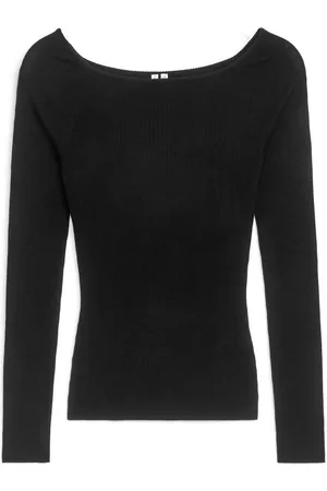 ARKET Off-Shoulder-Oberteil Aus Wollmischung