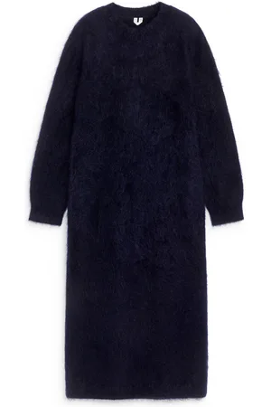 ARKET Kleid Aus Wolle Und Mohair - Blau