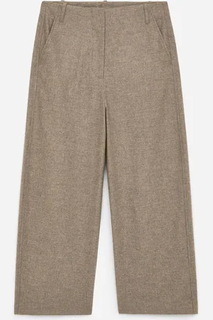 ARKET Legere Hose Aus Einer Wollmischung - Beige