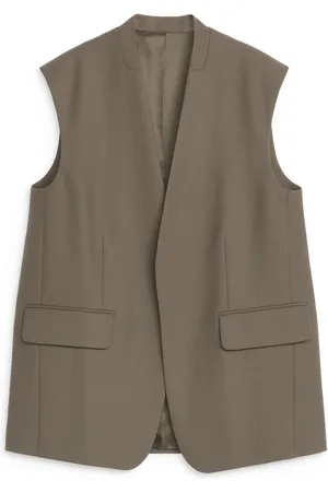 ARKET Elegante Weste - Grün