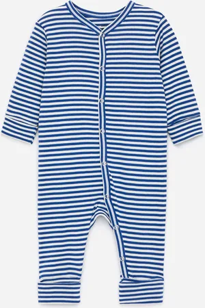 ARKET Pyjama Aus Baumwolle - Blau|Mehrfarbig|Weiß