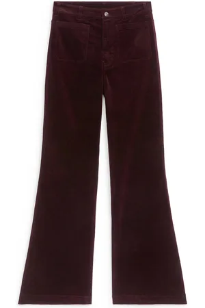 ARKET Lupine Flared Cordhose - Rot