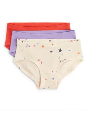 ARKET Slips Aus Baumwoll-Jersey - Mehrfarbig|Lila|Orange|Weiß