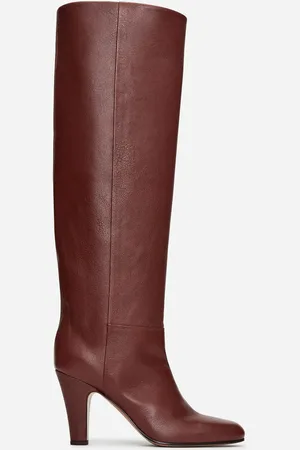 ARKET Kniehohe Lederstiefel - Rot