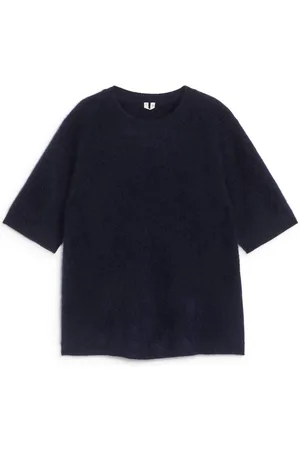 ARKET Gestricktes T-Shirt Aus Wolle - Blau