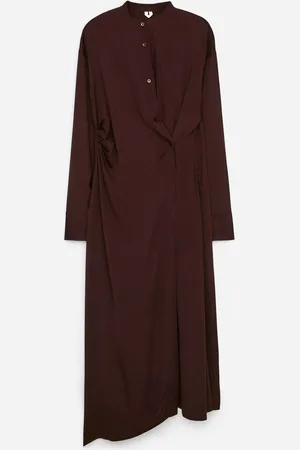 ARKET Midi-Wickelkleid - Rot