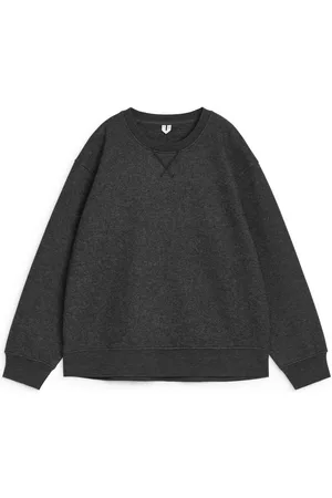 ARKET Lockerer Wollpullover - Grau