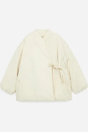 ARKET Daunenjacke Aus Satin - Weiß