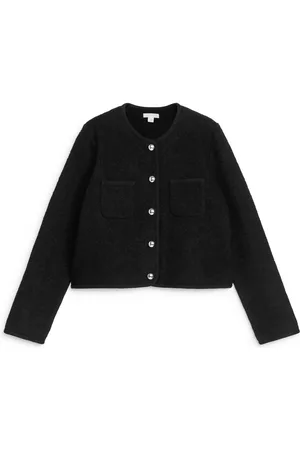 ARKET Jacke Aus Wollwalk Und Baumwolle