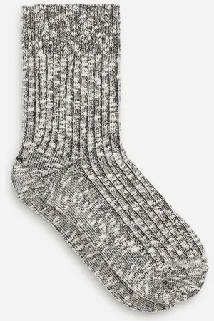 ARKET Grobe Stricksocken - Schwarz|Mehrfarbig|Weiß