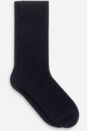 ARKET Gerippte Socken Aus Supima-Baumwolle - Blau