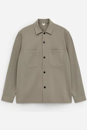 ARKET Overshirt Aus Baumwolltwill - Grau