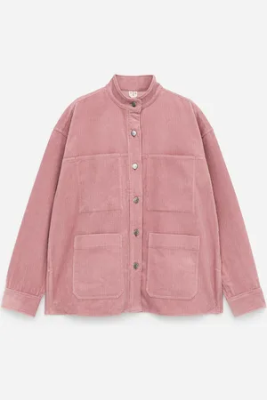 ARKET Overshirt Aus Cord - Rosa