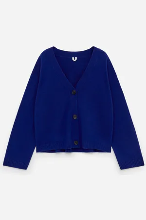ARKET Strickjacke Aus Kaschmir Und Wolle - Blau
