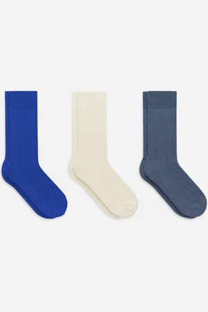 ARKET Gerippte Socken Aus Supima-Baumwolle, 3Er-Pack