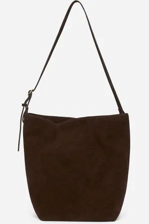 ARKET Veloursledertasche - Braun