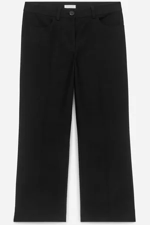 ARKET Baumwollhose Mit Bügelfalten