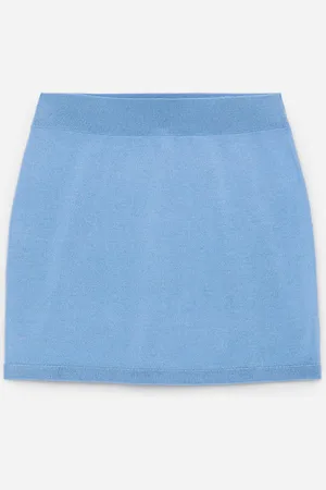 ARKET Minirock Aus Merinowolle - Blau