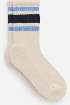 ARKET Sportliche Baumwollsocken - Beige|Blau|Mehrfarbig