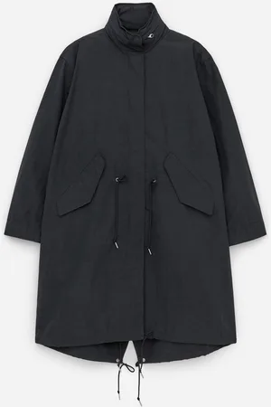 ARKET Fishtail-Parka Aus Nylon - Grau
