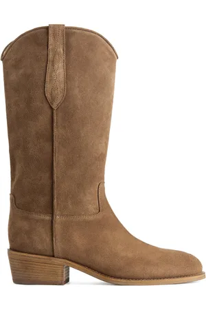 ARKET Stiefel Aus Veloursleder