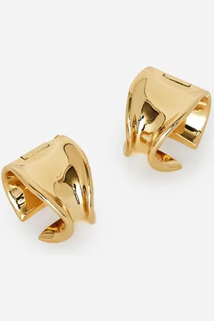 ARKET Solide Creolen - Goldfarben