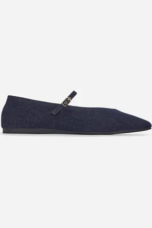 ARKET Mary Jane Aus Denim - Blau