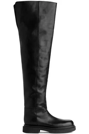 ARKET Overknee-Lederstiefel