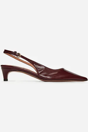 ARKET Slingback-Lederpumps - Rot